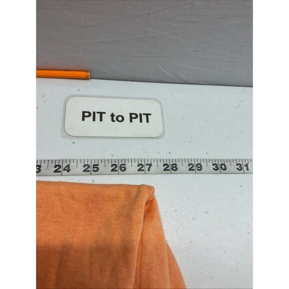 NWOT  New Peter Millar 1/4 Zip Pullover Sweater Cashmere silk  Orange Size 2XL - Picture 4 of 8